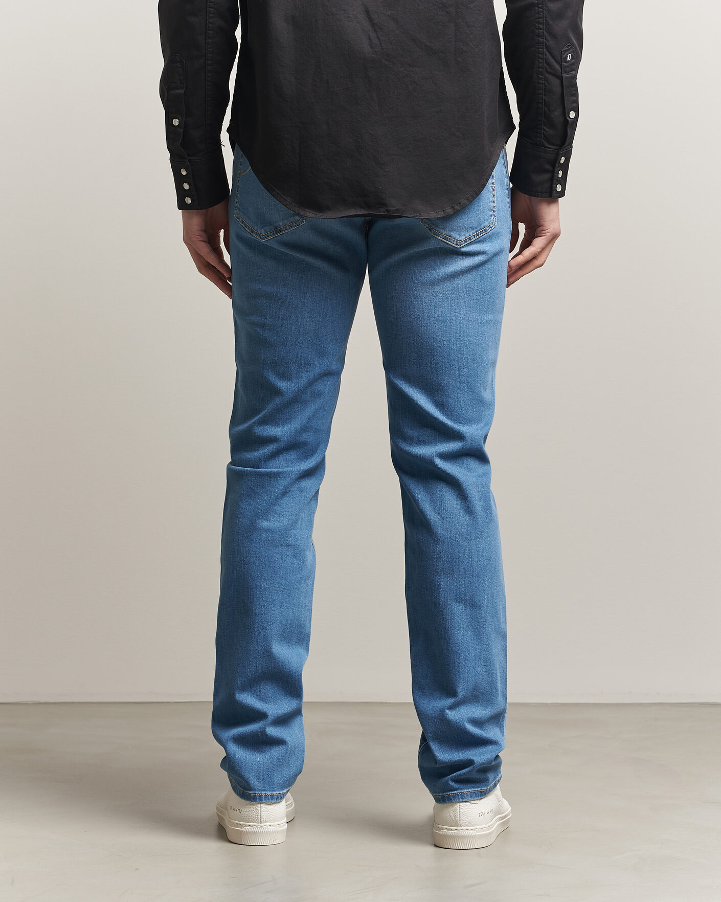 Herre | Jeans | Jacob Cohën | Bard Slim Fit Stretch Jeans Super Light Blue