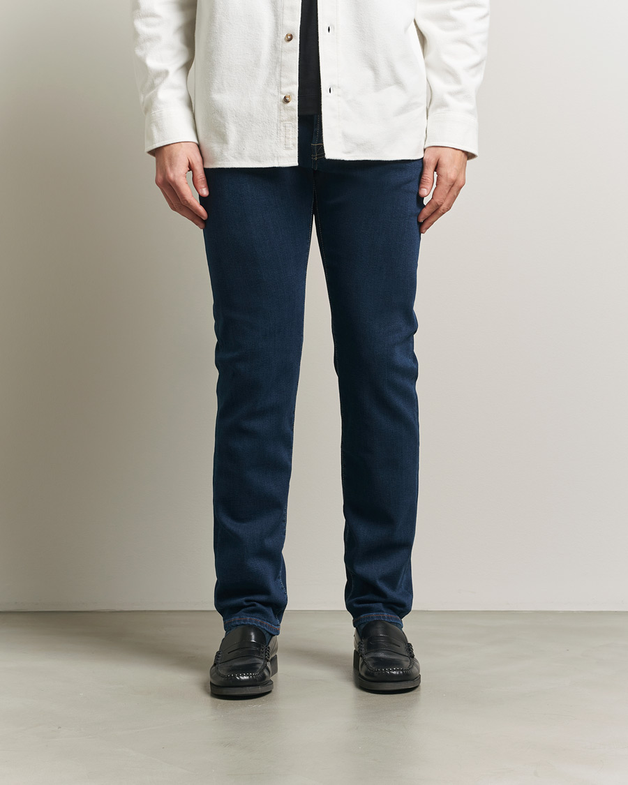 Herre | Jeans | Jacob Cohën | Bard Slim Fit Stretch Jeans Dark Blue