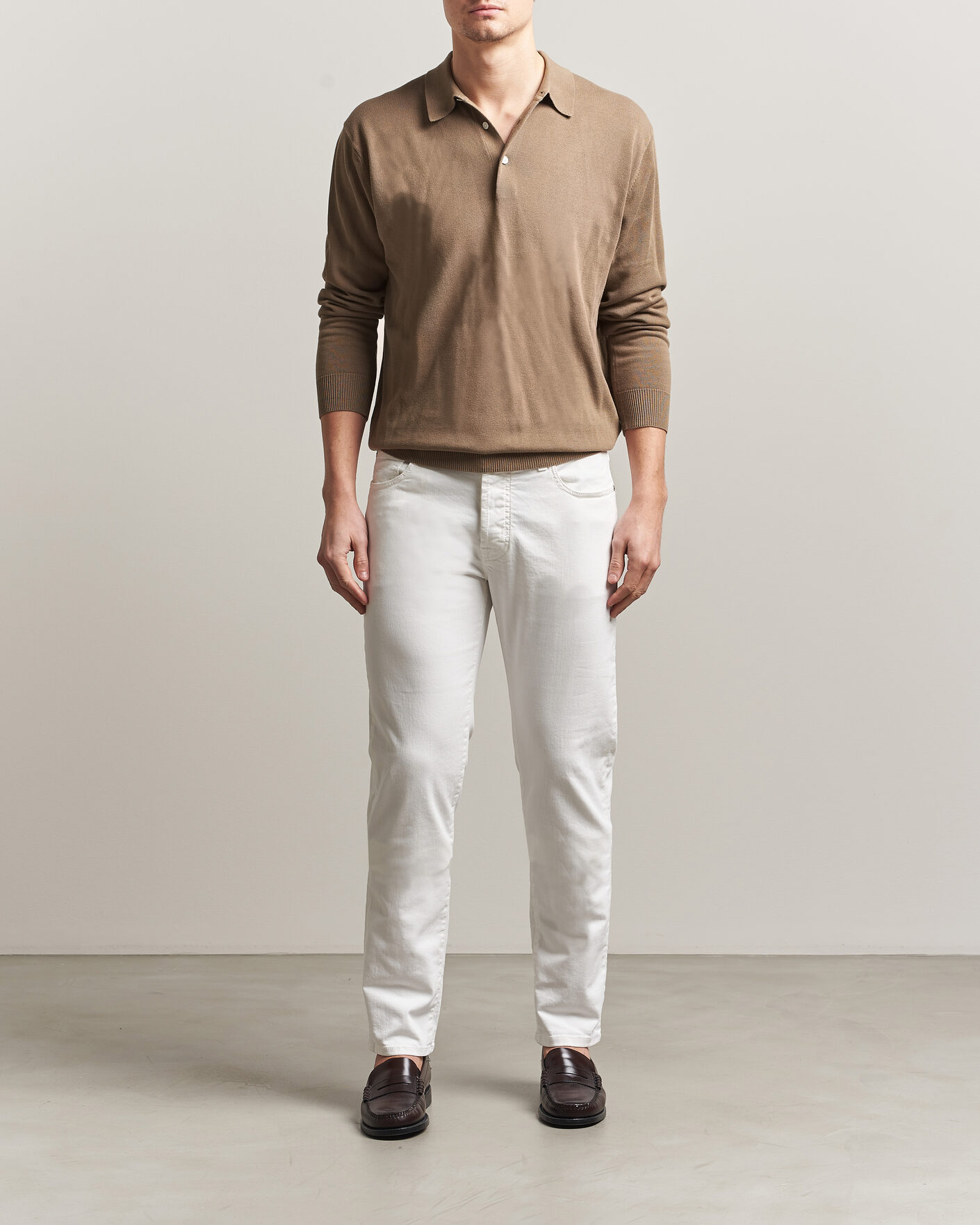 Herre | Jeans | Jacob Cohën | Bard Slim Fit Bull Stretch Jeans White