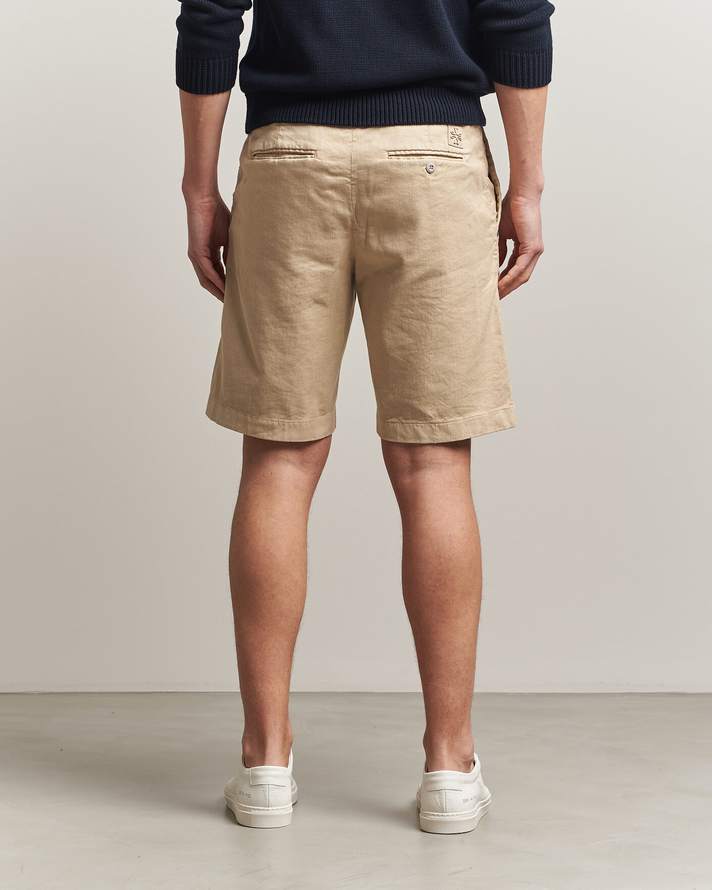 Herre | Shorts | Jacob Cohën | George Stretch Linen Shorts Beige
