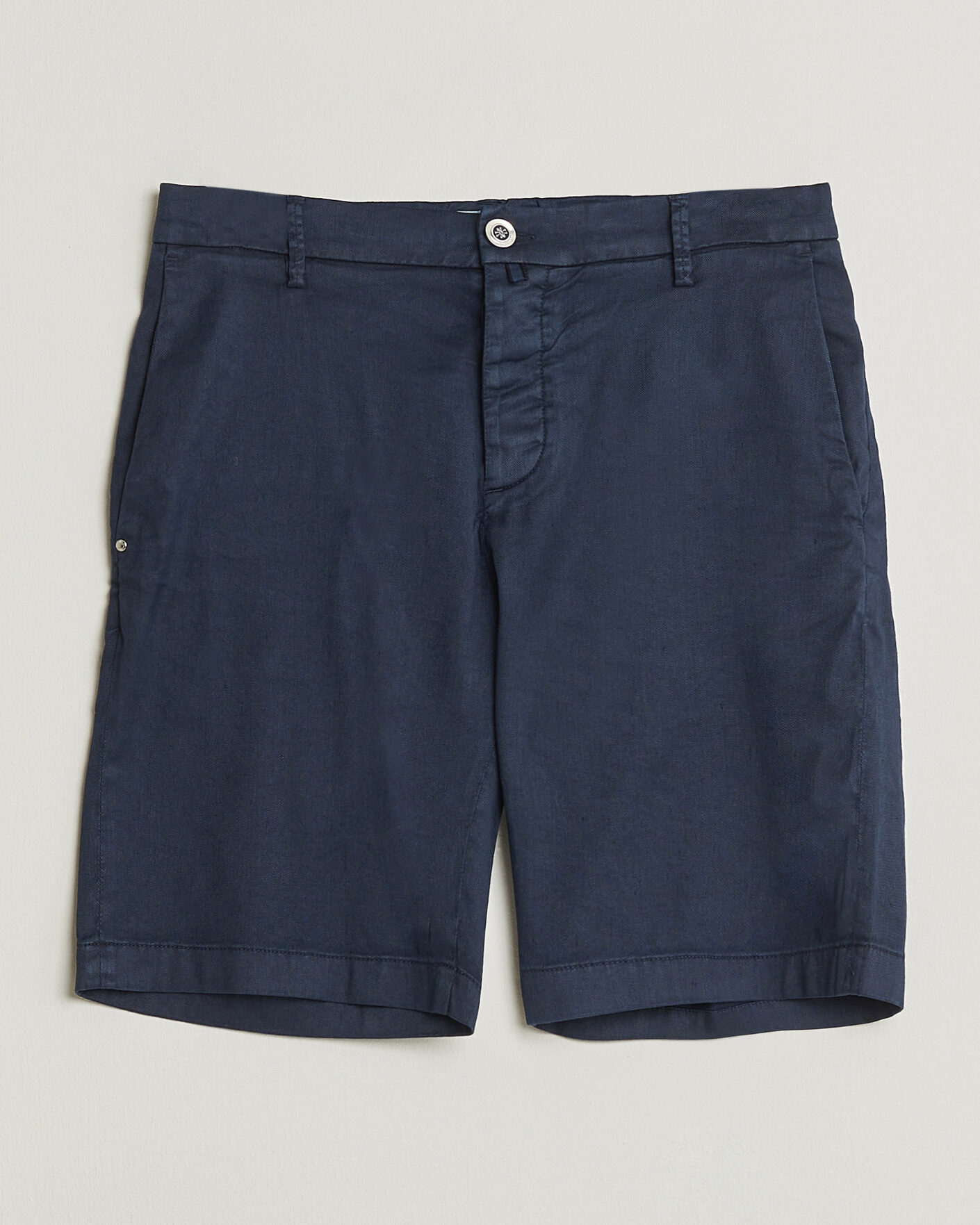 Herre | Shorts | Jacob Cohën | George Stretch Linen Shorts Navy