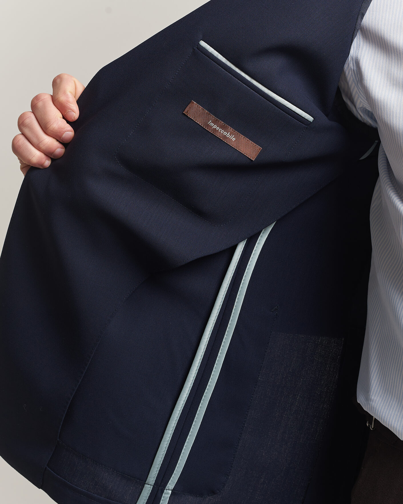 Herre | Dressjakker | Canali | Unconstructed Impeccabile Wool Blazer Navy