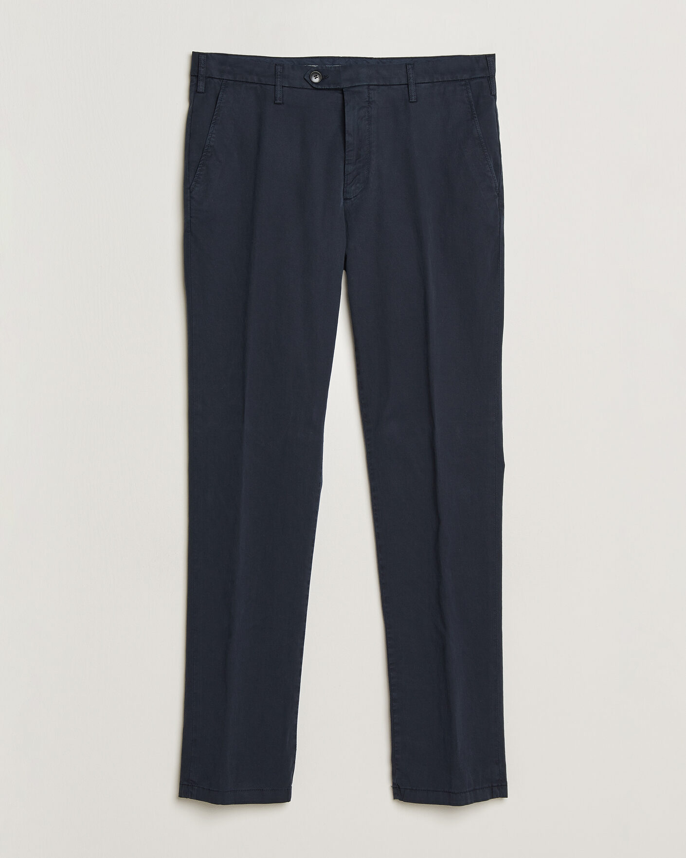 Herre | Bukser | Canali | Regular Fit Cotton/Stretch Chinos Navy