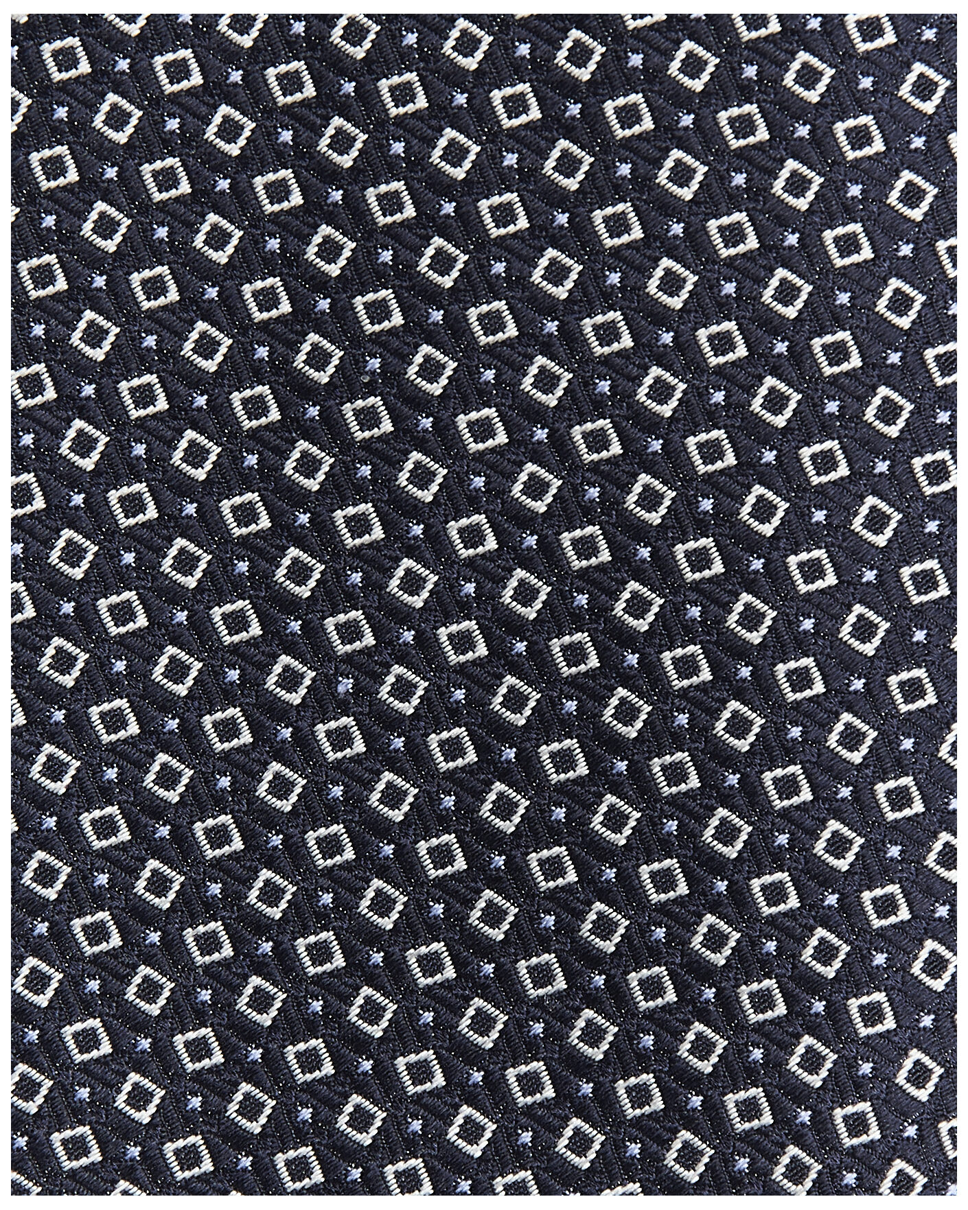 Herre | Slips | Canali | Micro Structure Silk Tie Navy