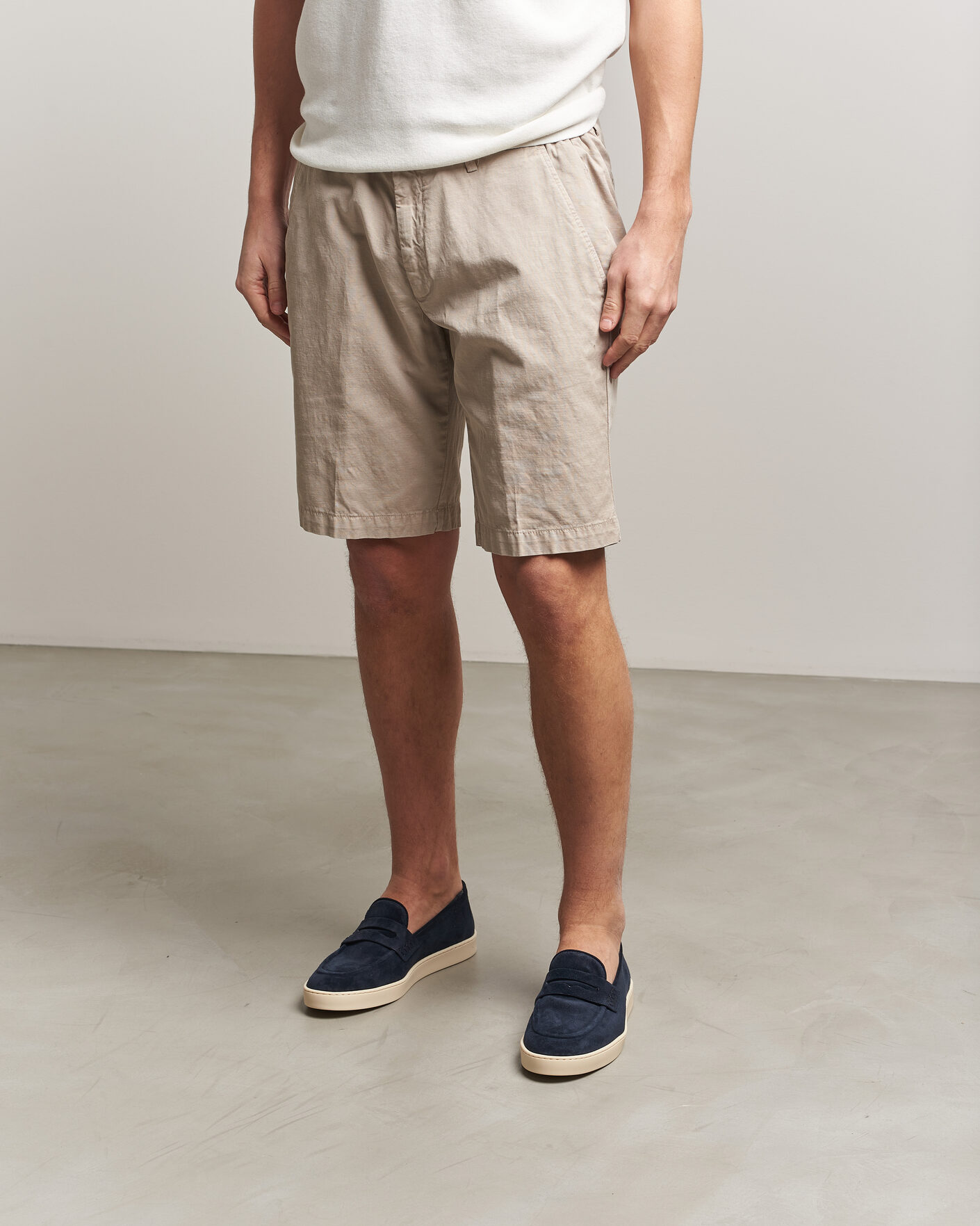 Herre | Loafers | Canali | Summer Loafers Navy Suede