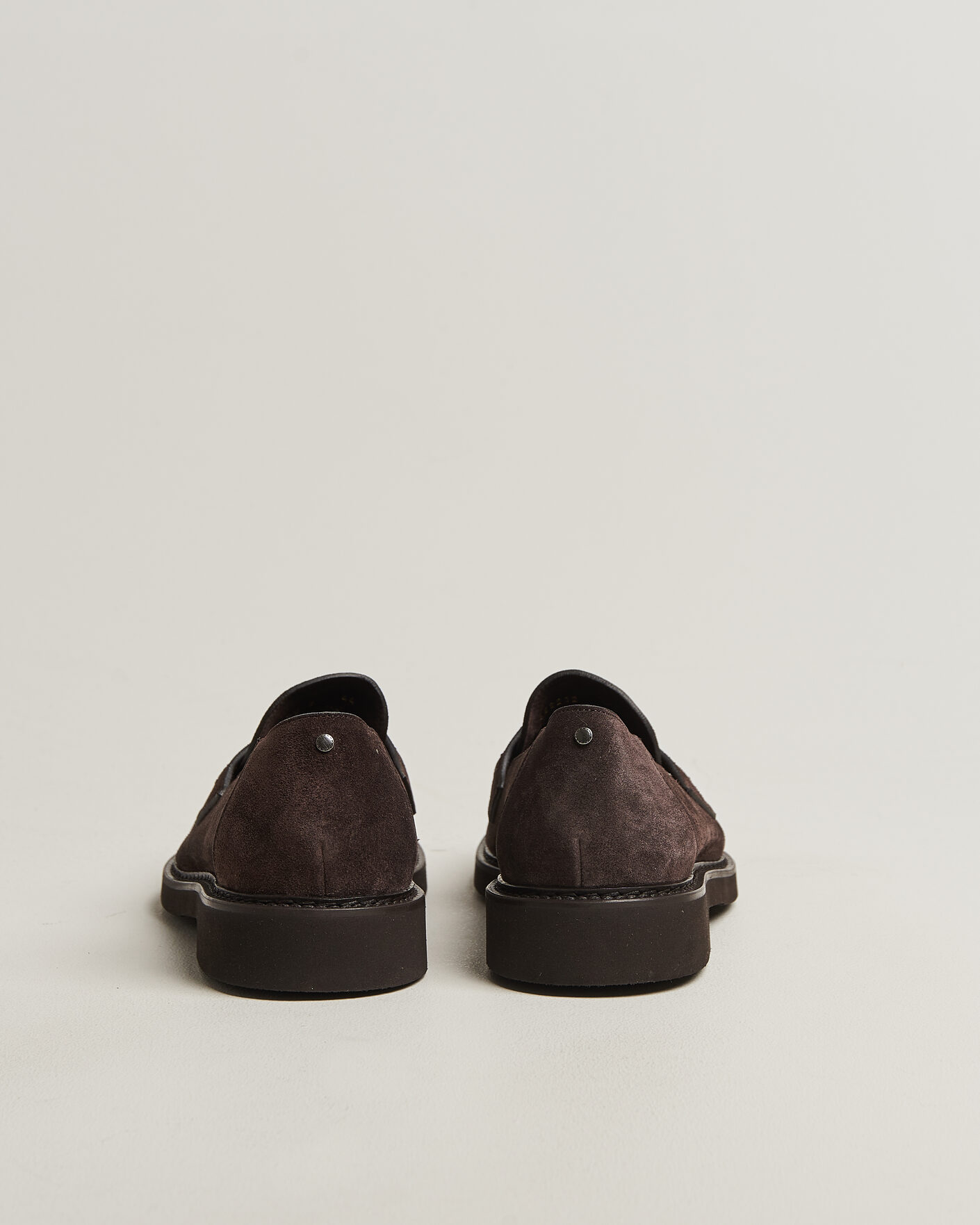 Herre | Loafers | Canali | Penny Loafers Dark Brown Suede