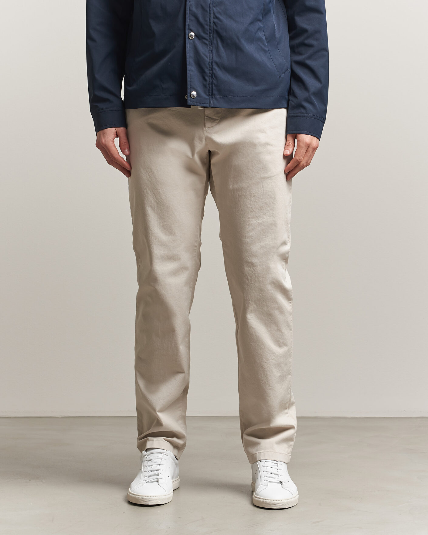 Herre | Bukser | J.Lindeberg | Chaze Cotton Stretch Pants Moonbeam