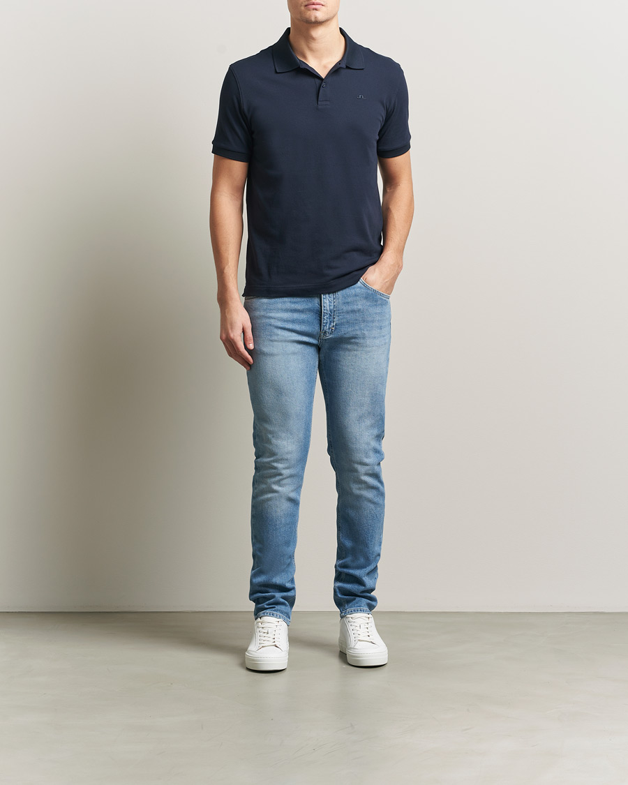 Herre | Jeans | J.Lindeberg | Jax Light Wash Slim Jeans Light Blue