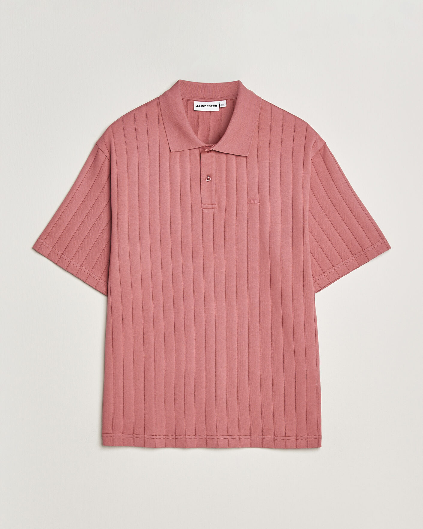 Herre | Pikéer | J.Lindeberg | Simon Striped Polo Withered Rose