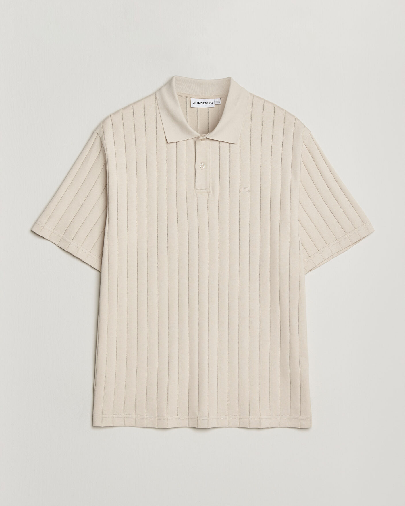 Herre | Pikéer | J.Lindeberg | Simon Striped Polo Moonbeam