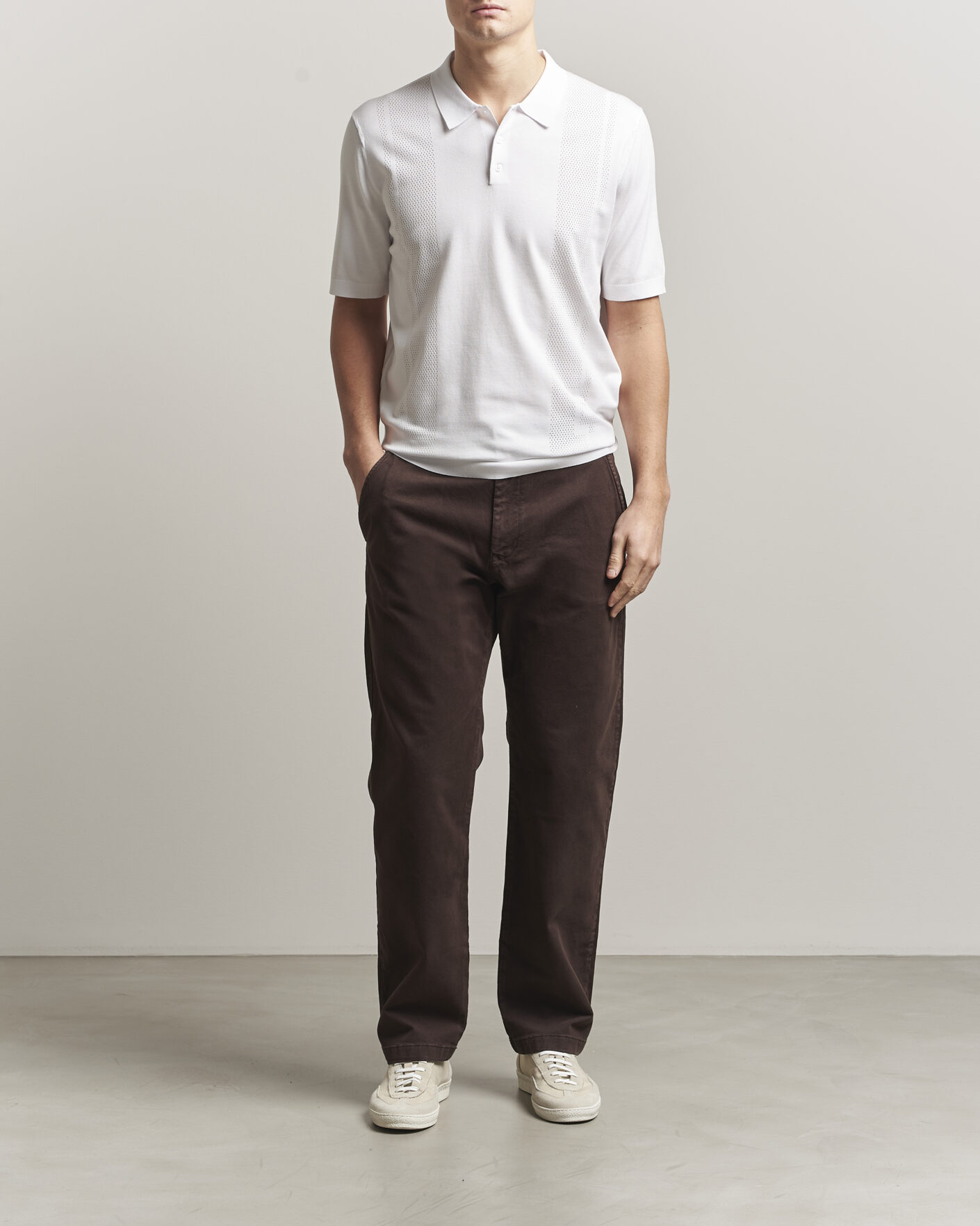 Herre | Pikéer | J.Lindeberg | Reymond Knit Polo White