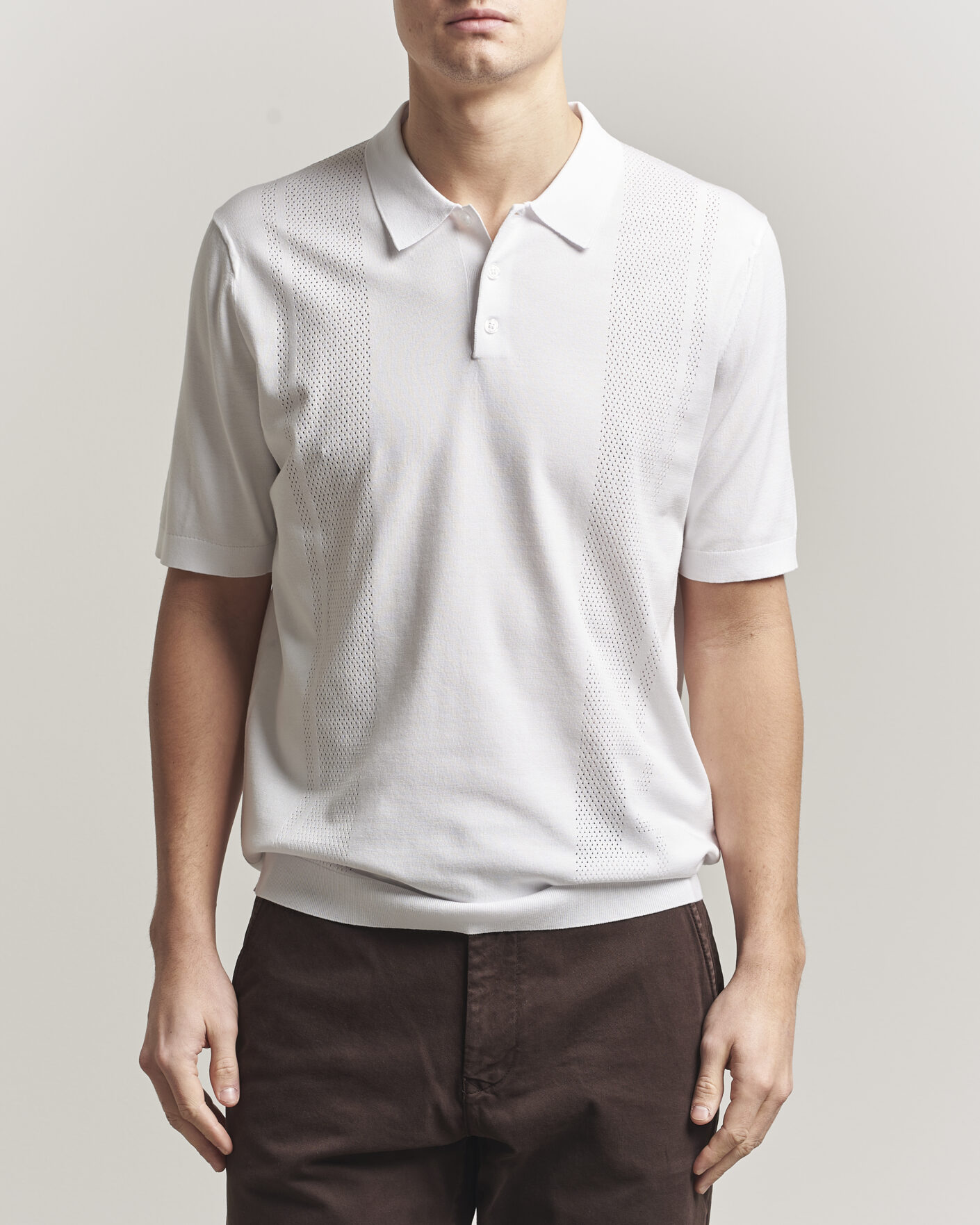 Herre | Pikéer | J.Lindeberg | Reymond Knit Polo White