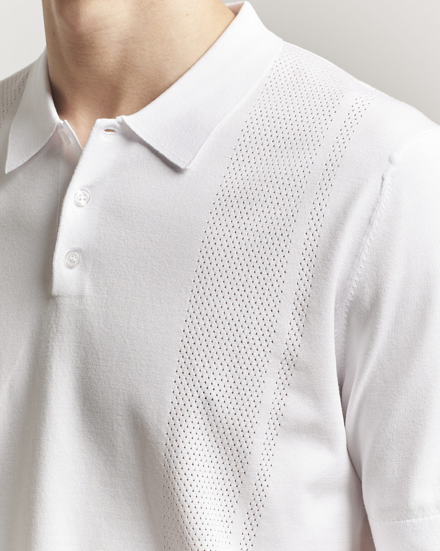 Herre | Pikéer | J.Lindeberg | Reymond Knit Polo White