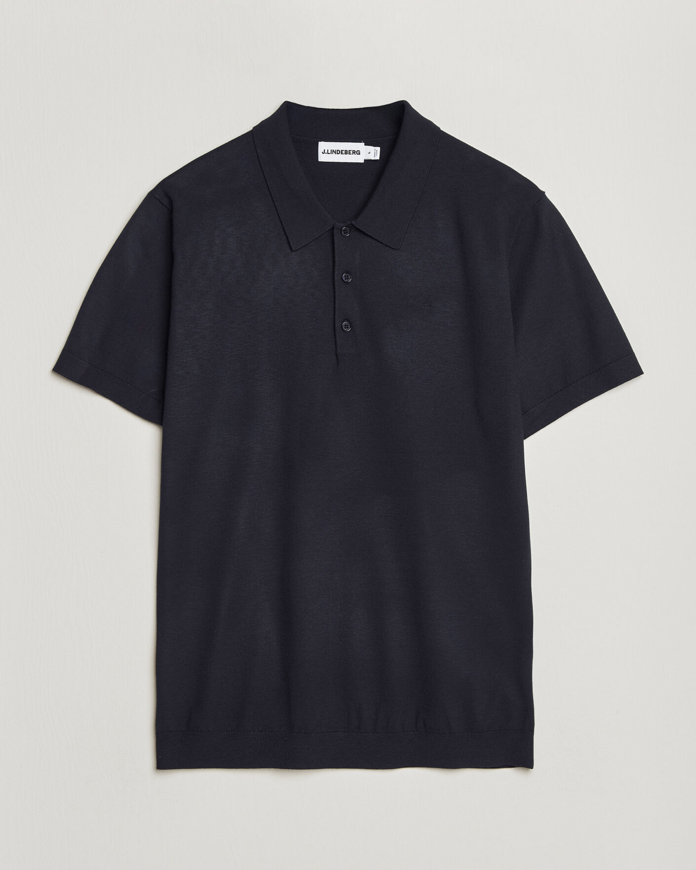 Herre | Pikéer | J.Lindeberg | Ridge Knitted Polo JL Navy