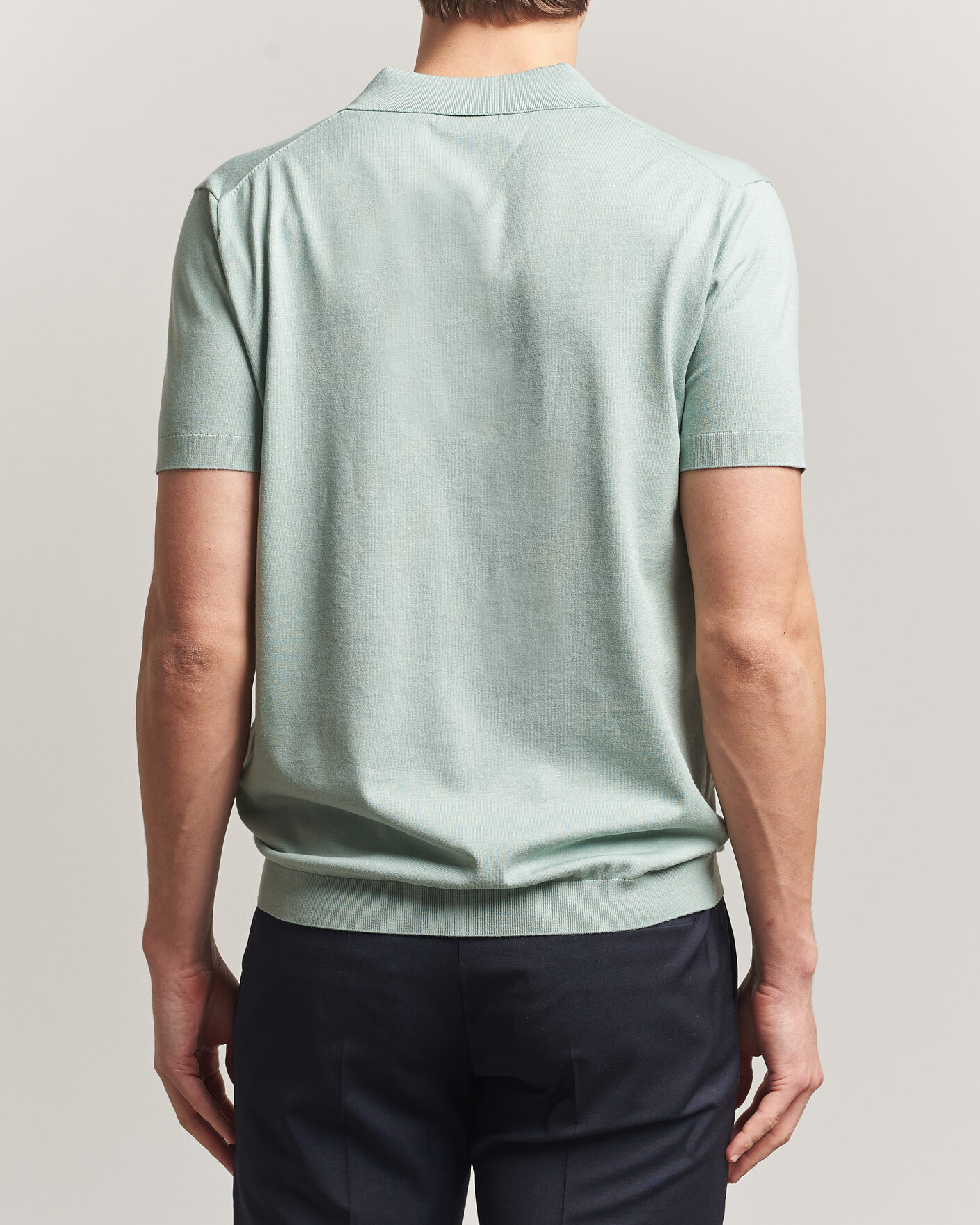 Herre | Pikéer | J.Lindeberg | Ridge Knitted Polo Jadeite