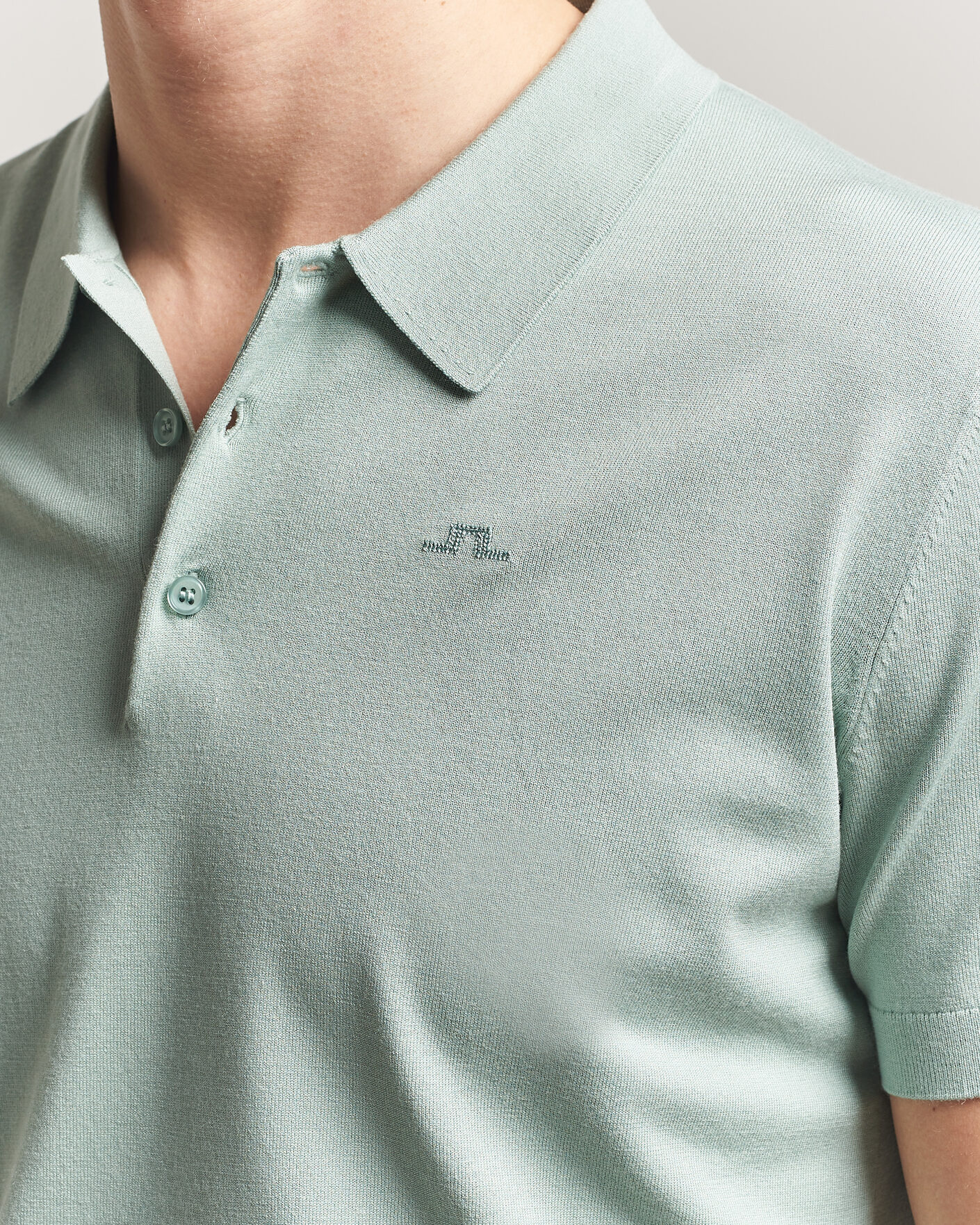 Herre | Pikéer | J.Lindeberg | Ridge Knitted Polo Jadeite