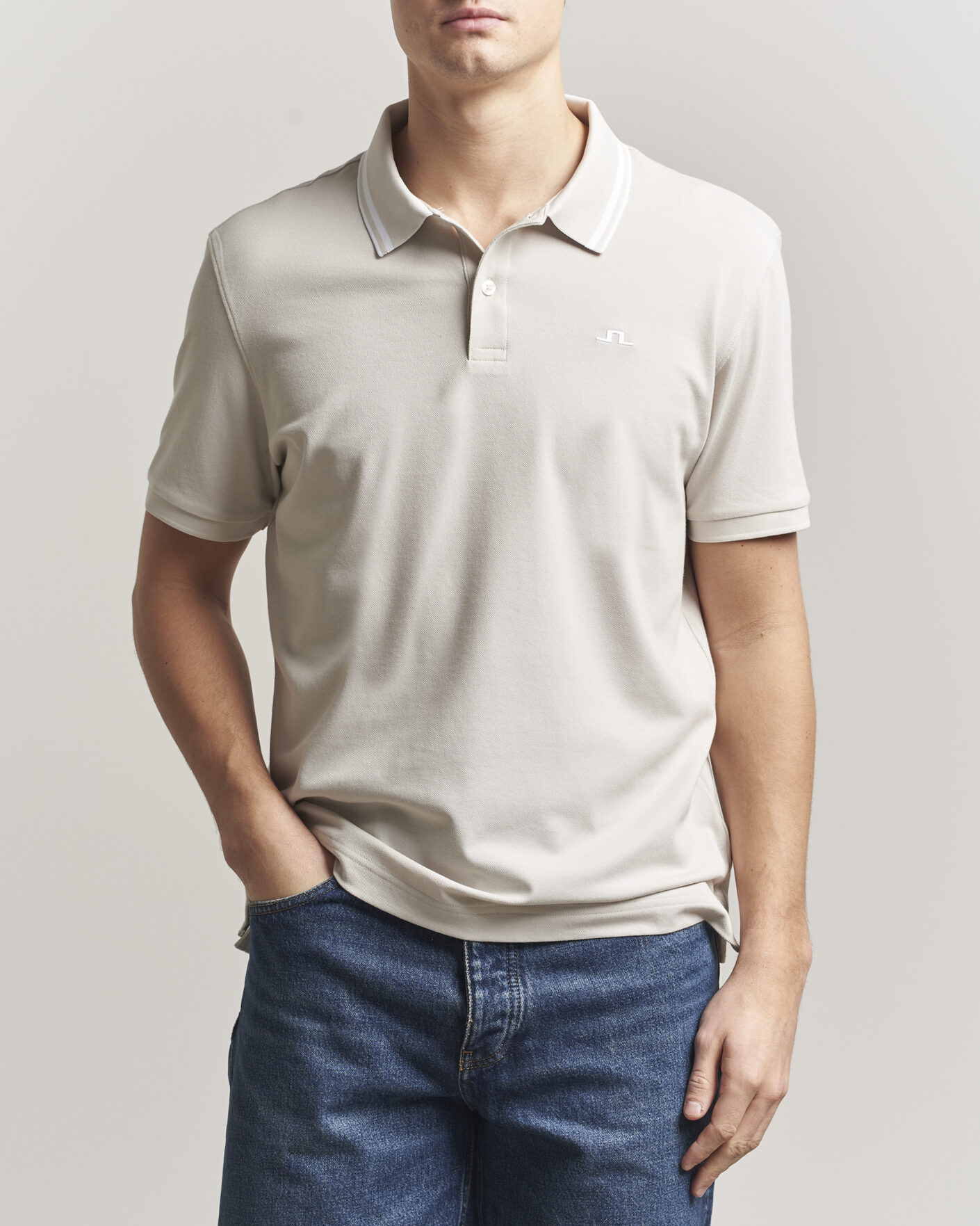Herre | Pikéer | J.Lindeberg | Joey Tipping Polo Moonbeam