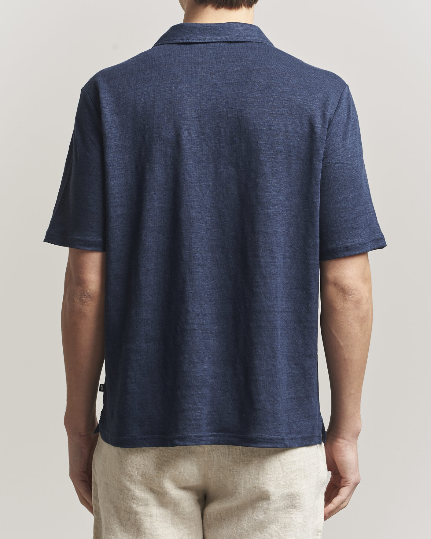 Herre | Pikéer | J.Lindeberg | Roy Linen Polo JL Navy