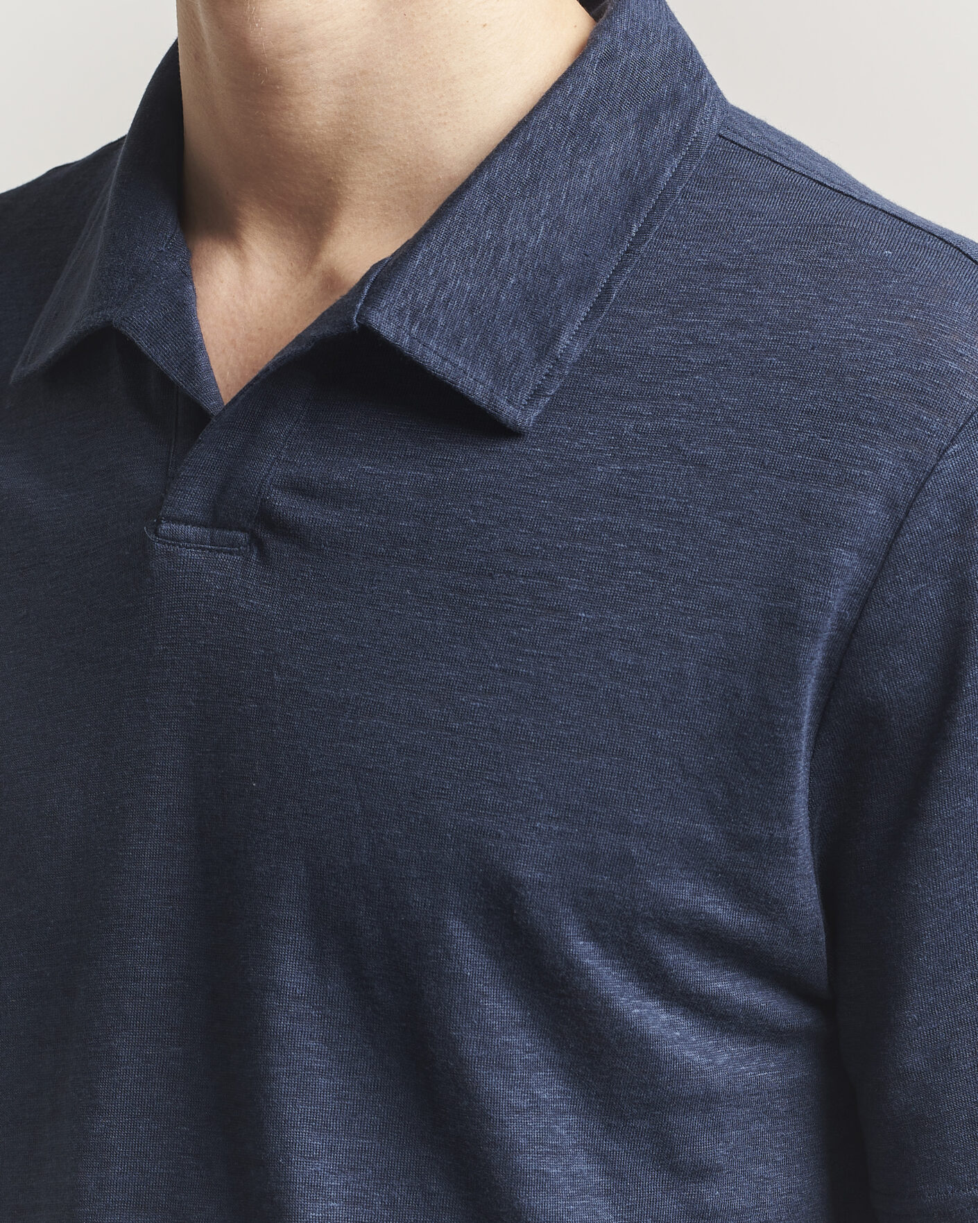Herre | Pikéer | J.Lindeberg | Roy Linen Polo JL Navy