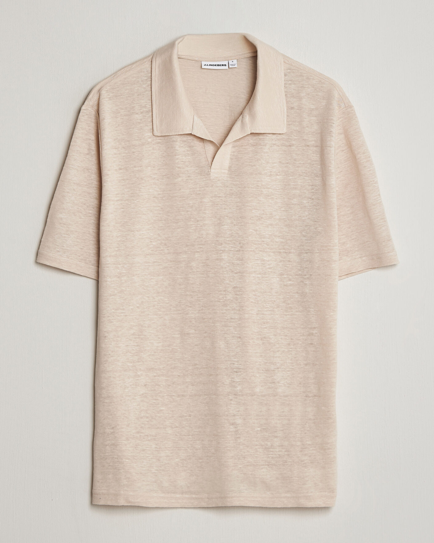 Herre | Pikéer | J.Lindeberg | Roy Linen Polo Moonbeam