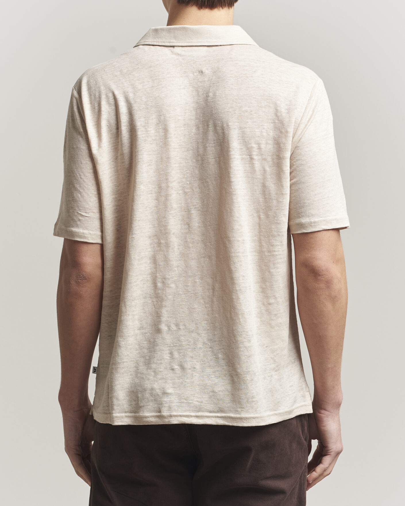 Herre | Pikéer | J.Lindeberg | Roy Linen Polo Moonbeam