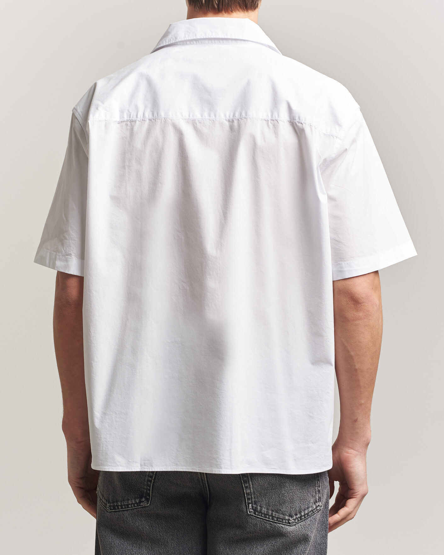Herre | Skjorter | J.Lindeberg | Ellis Cotton Resort Shirt White