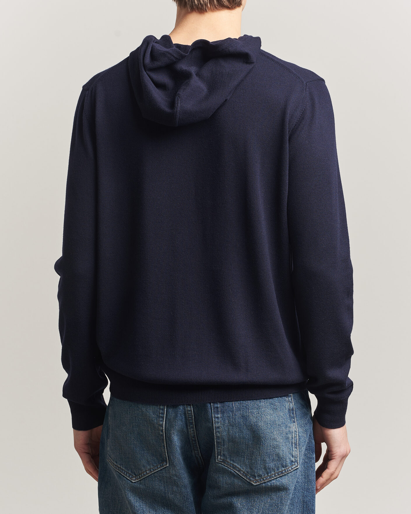 Herre | Gensere | J.Lindeberg | Karl Merino Hoodie JL Navy
