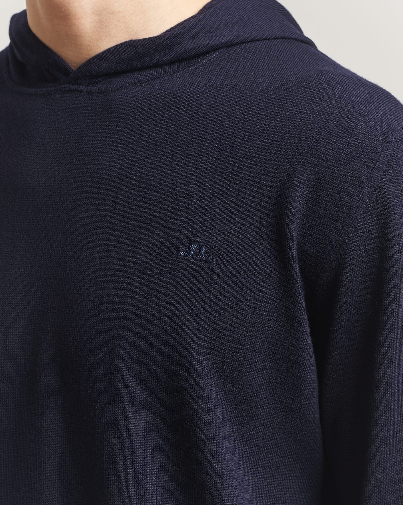 Herre | Gensere | J.Lindeberg | Karl Merino Hoodie JL Navy