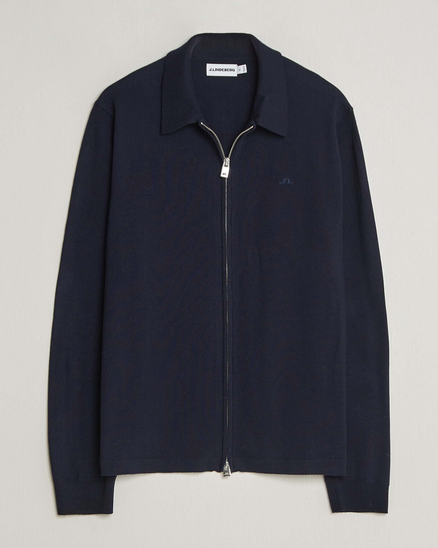 Herre | Gensere | J.Lindeberg | Kaleb Merino Cardigan JL Navy