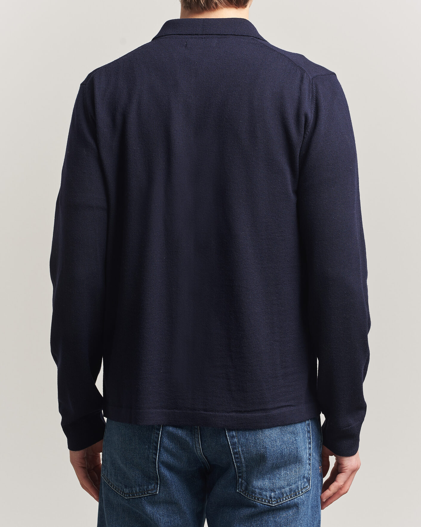 Herre | Gensere | J.Lindeberg | Kaleb Merino Cardigan JL Navy