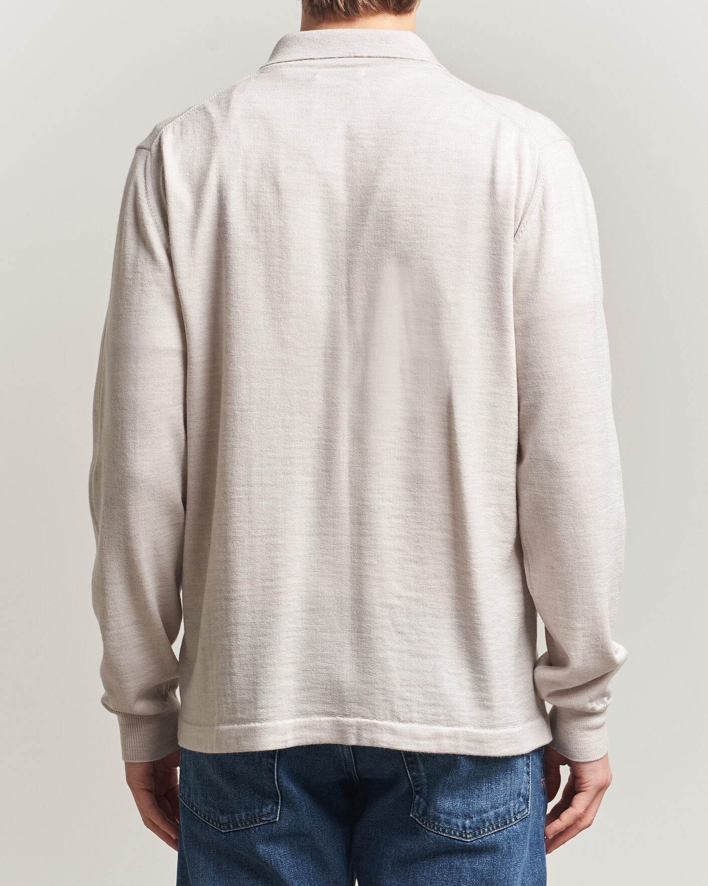 Herre | Gensere | J.Lindeberg | Kaleb Merino Cardigan Moonbeam Melange