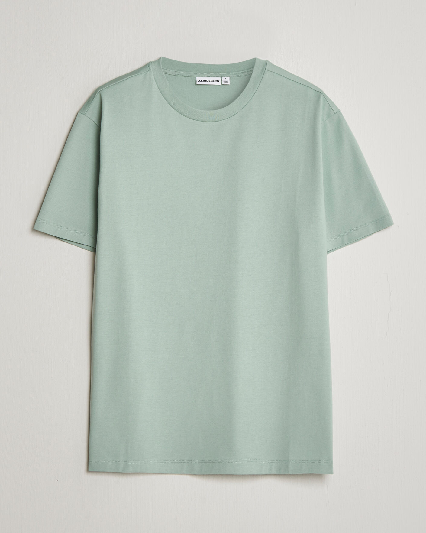 Herre | T-Shirts | J.Lindeberg | Sid Basic T-Shirt Jadeite