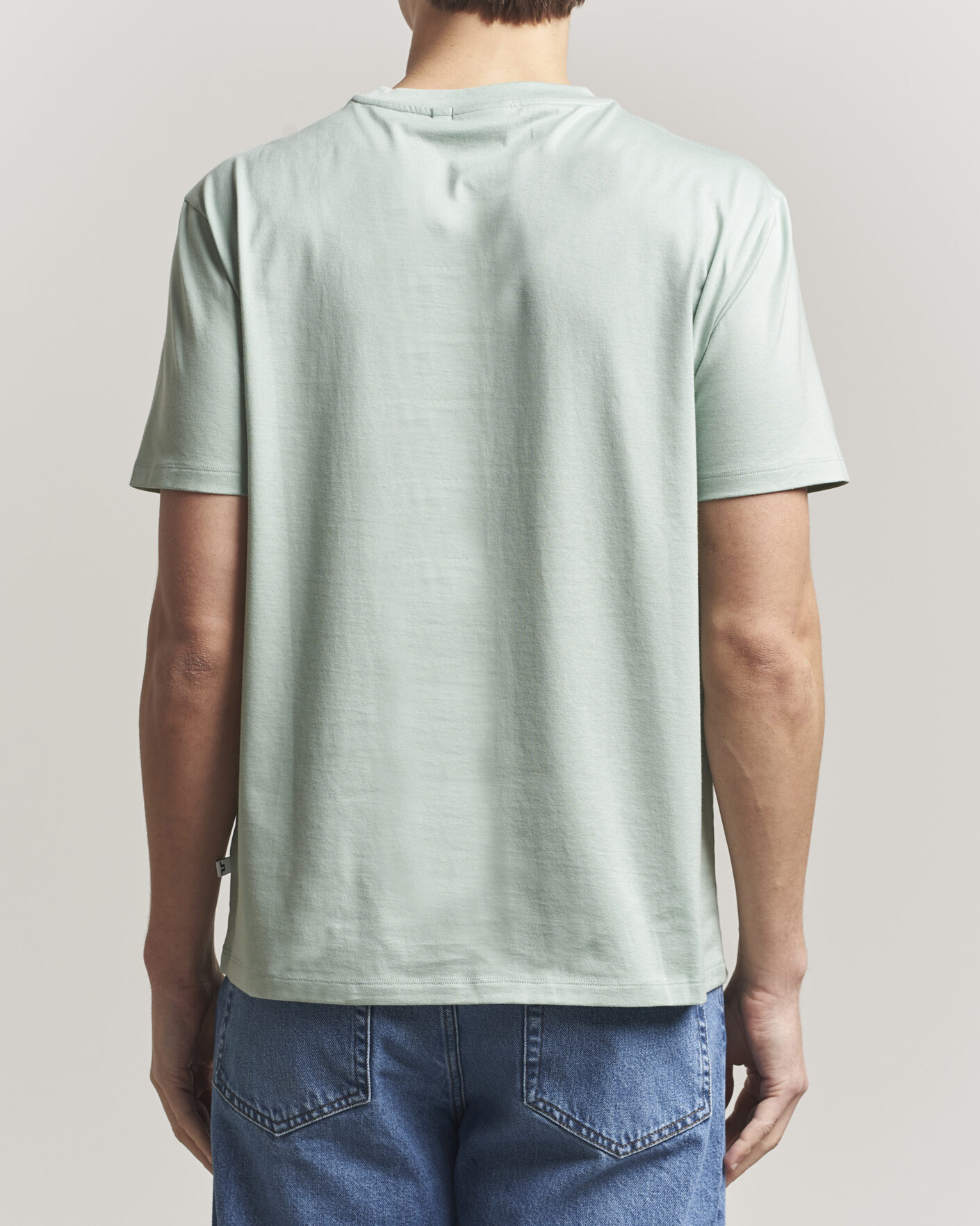 Herre | T-Shirts | J.Lindeberg | Sid Basic T-Shirt Jadeite