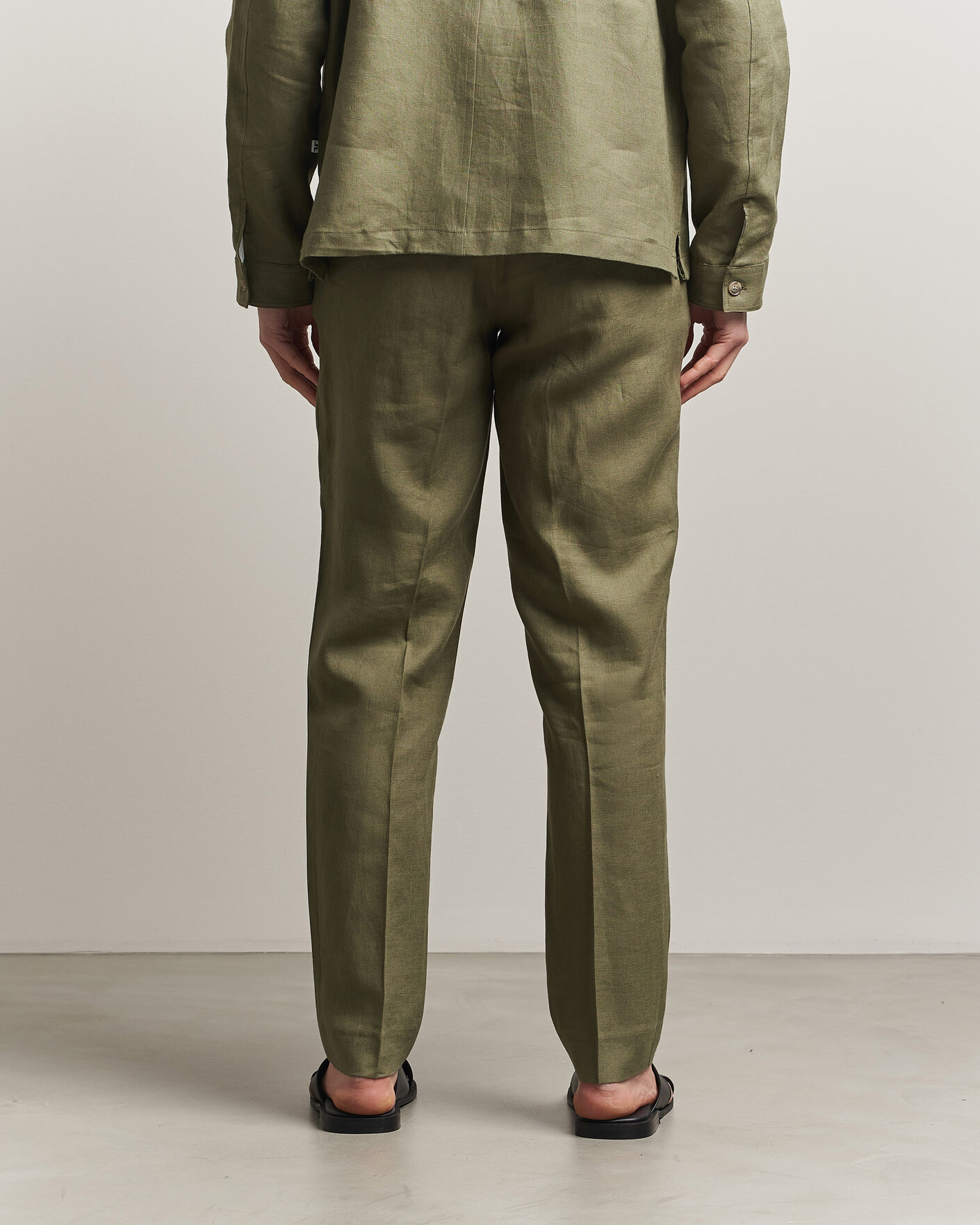 Herre | Bukser | J.Lindeberg | Soren Drape Linen Pants Kalamata