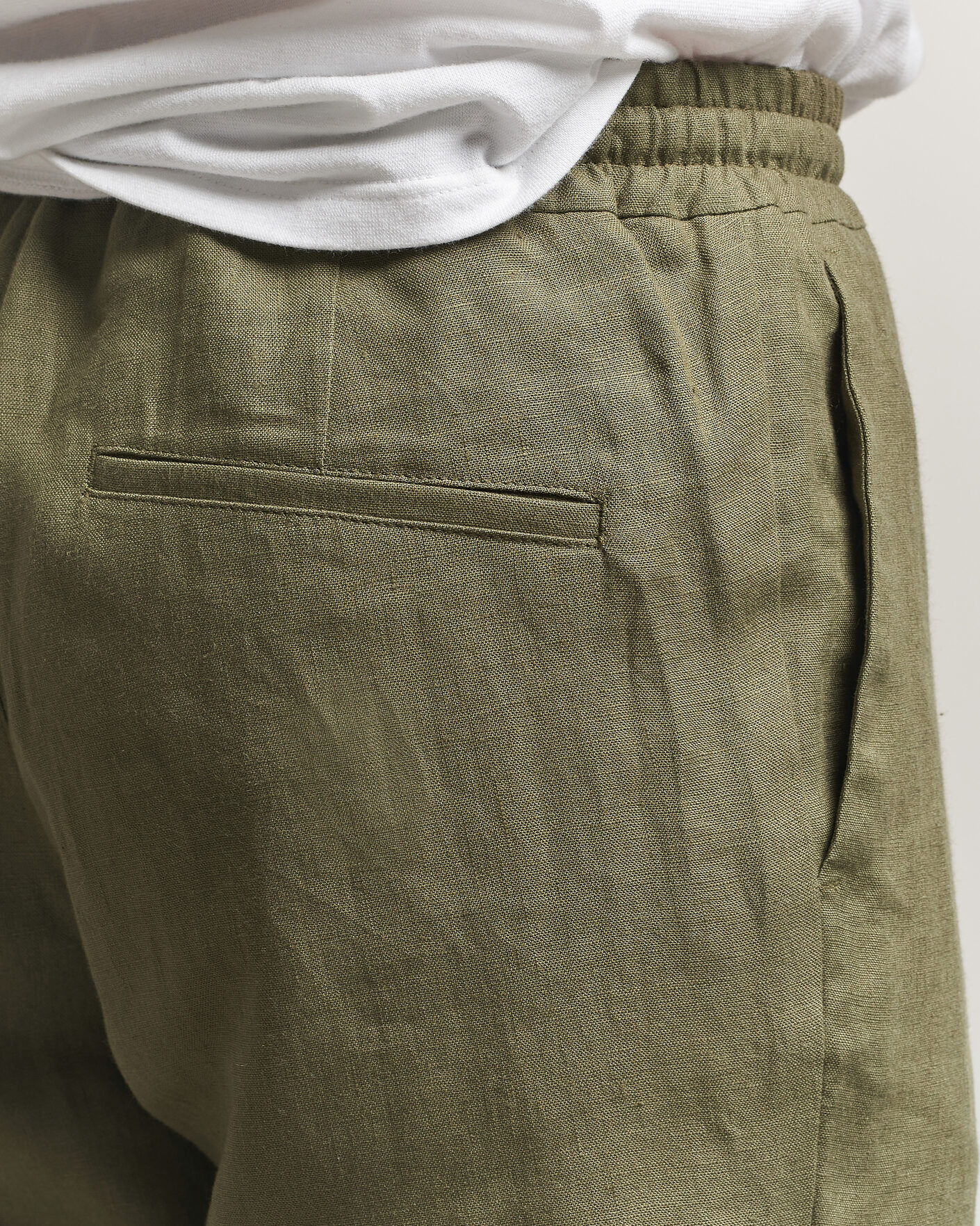 Herre | Bukser | J.Lindeberg | Soren Drape Linen Pants Kalamata