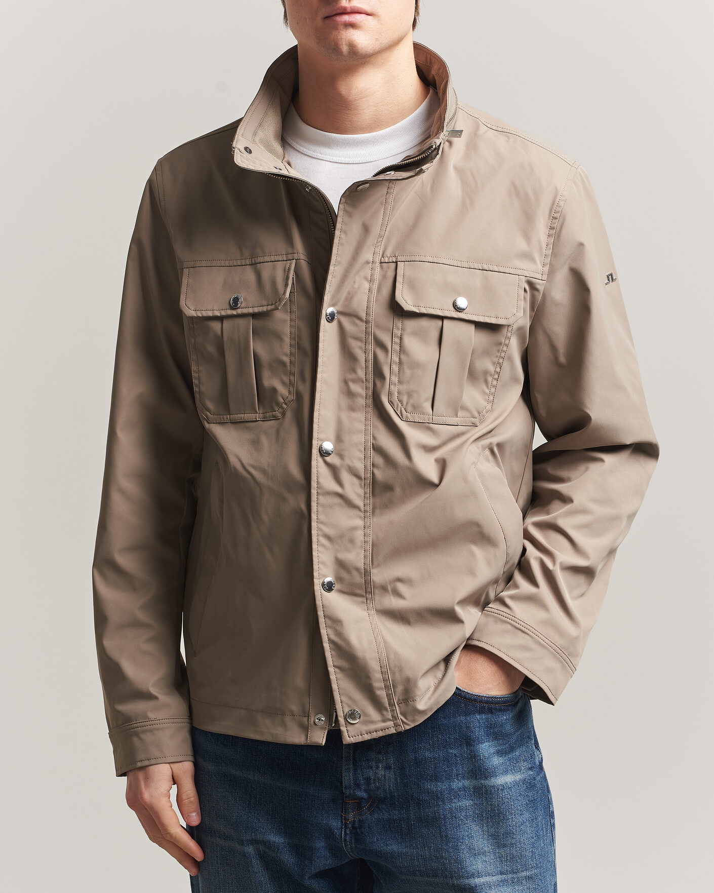 Herre | Jakker | J.Lindeberg | Bailey Recyceled Poly Jacket Brindle