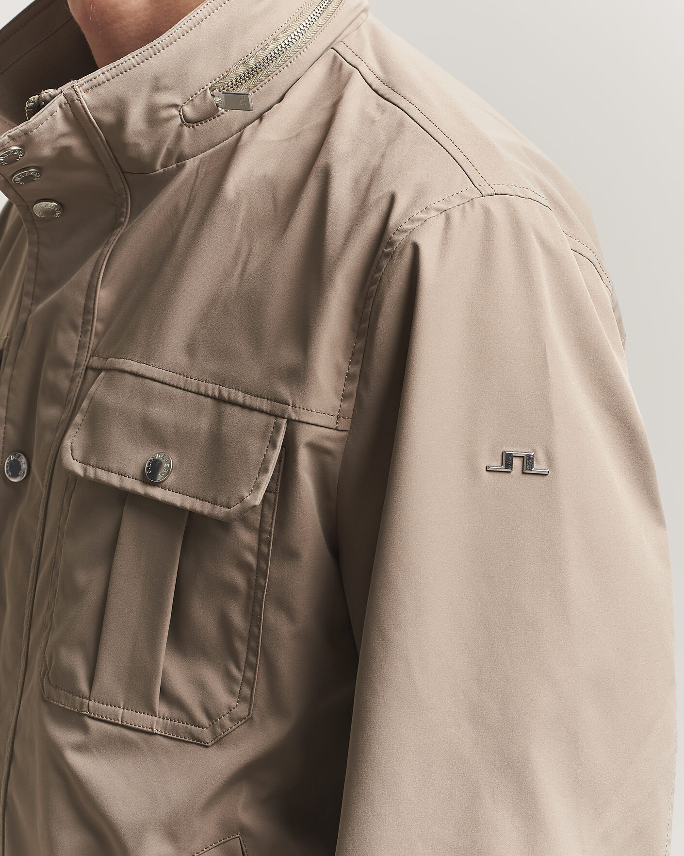 Herre | Jakker | J.Lindeberg | Bailey Recyceled Poly Jacket Brindle