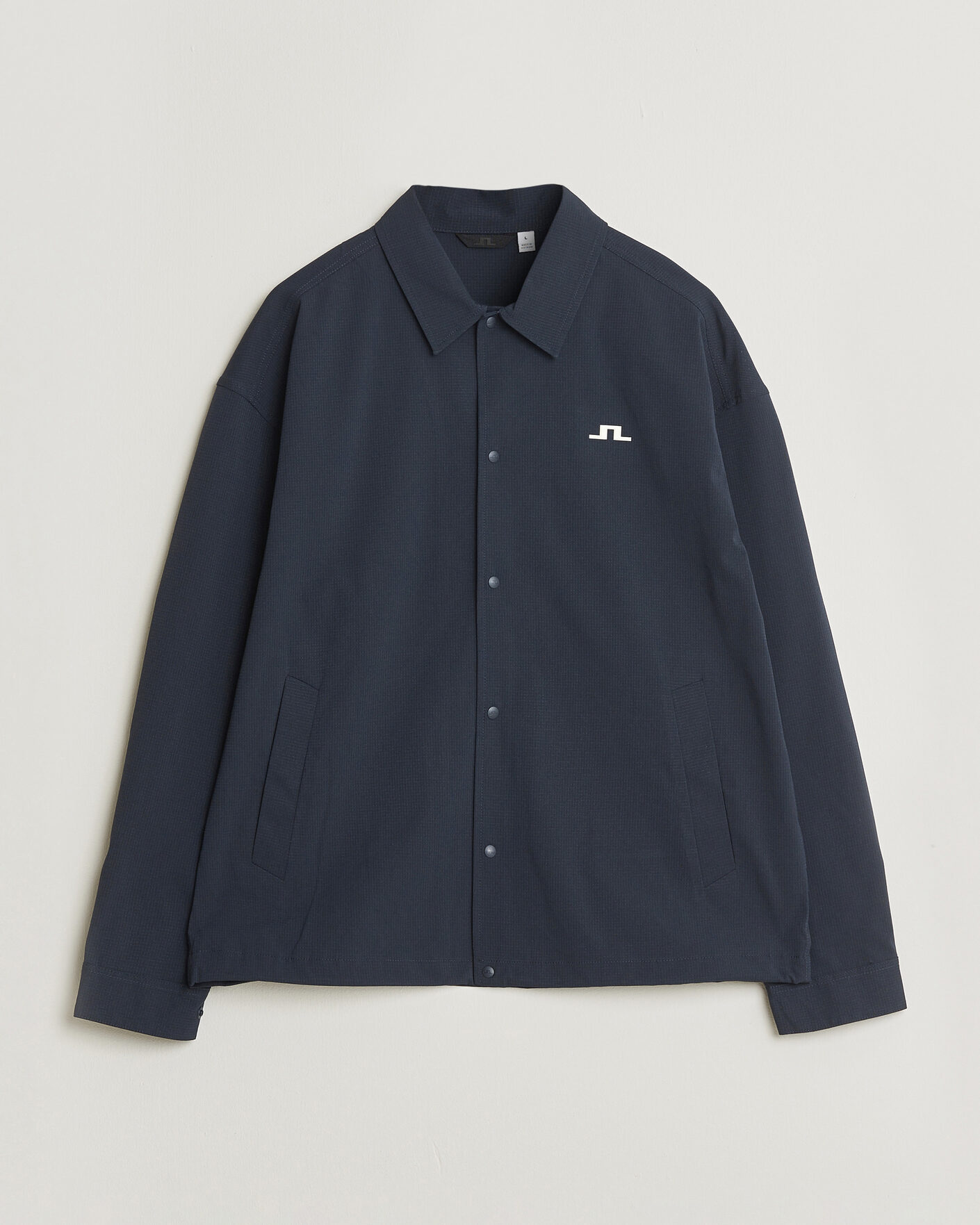 Herre | Skjorter | J.Lindeberg | Dex Coach Overshirt JL Navy