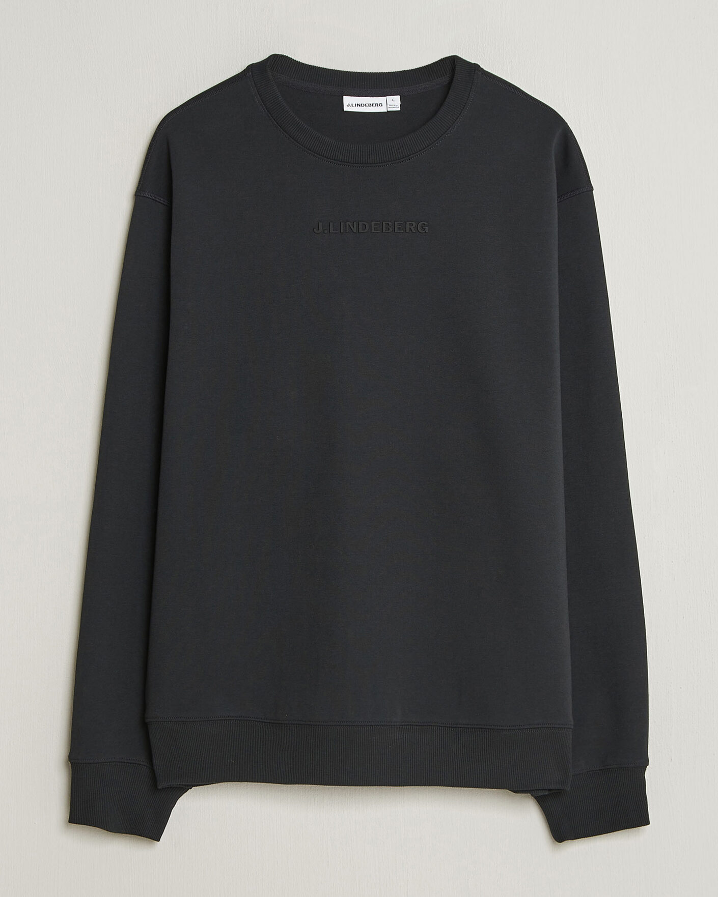 Herre | Gensere | J.Lindeberg | Club Crew Neck Black