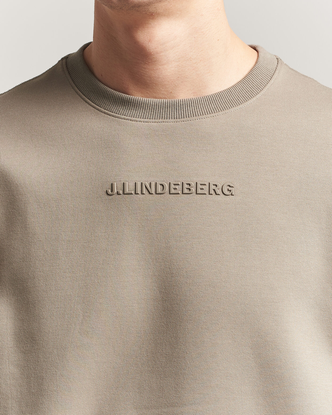 Herre | Gensere | J.Lindeberg | Club Crew Neck Brindle
