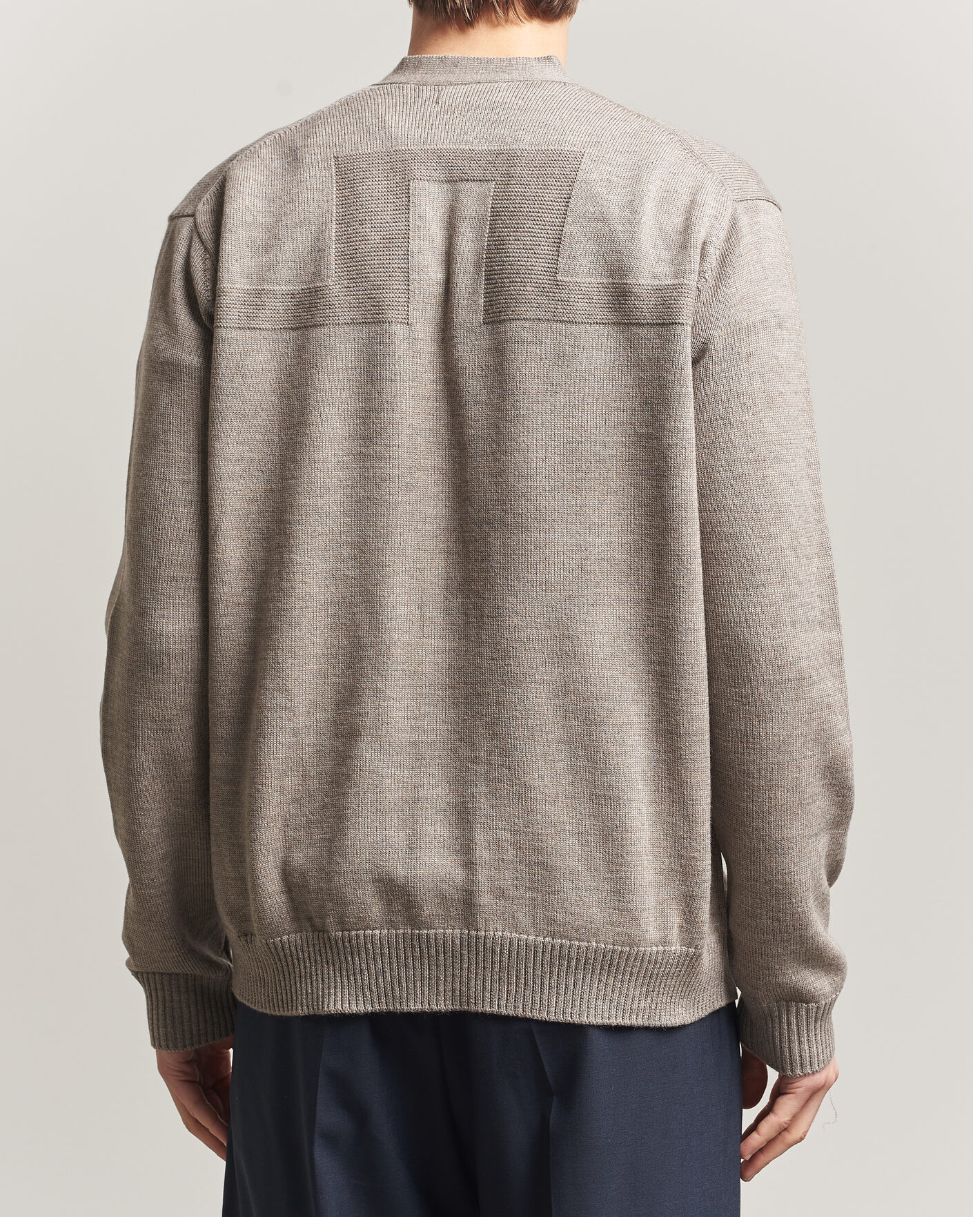 Herre | Gensere | J.Lindeberg | Jared Merino Cardigan Brindle Melange