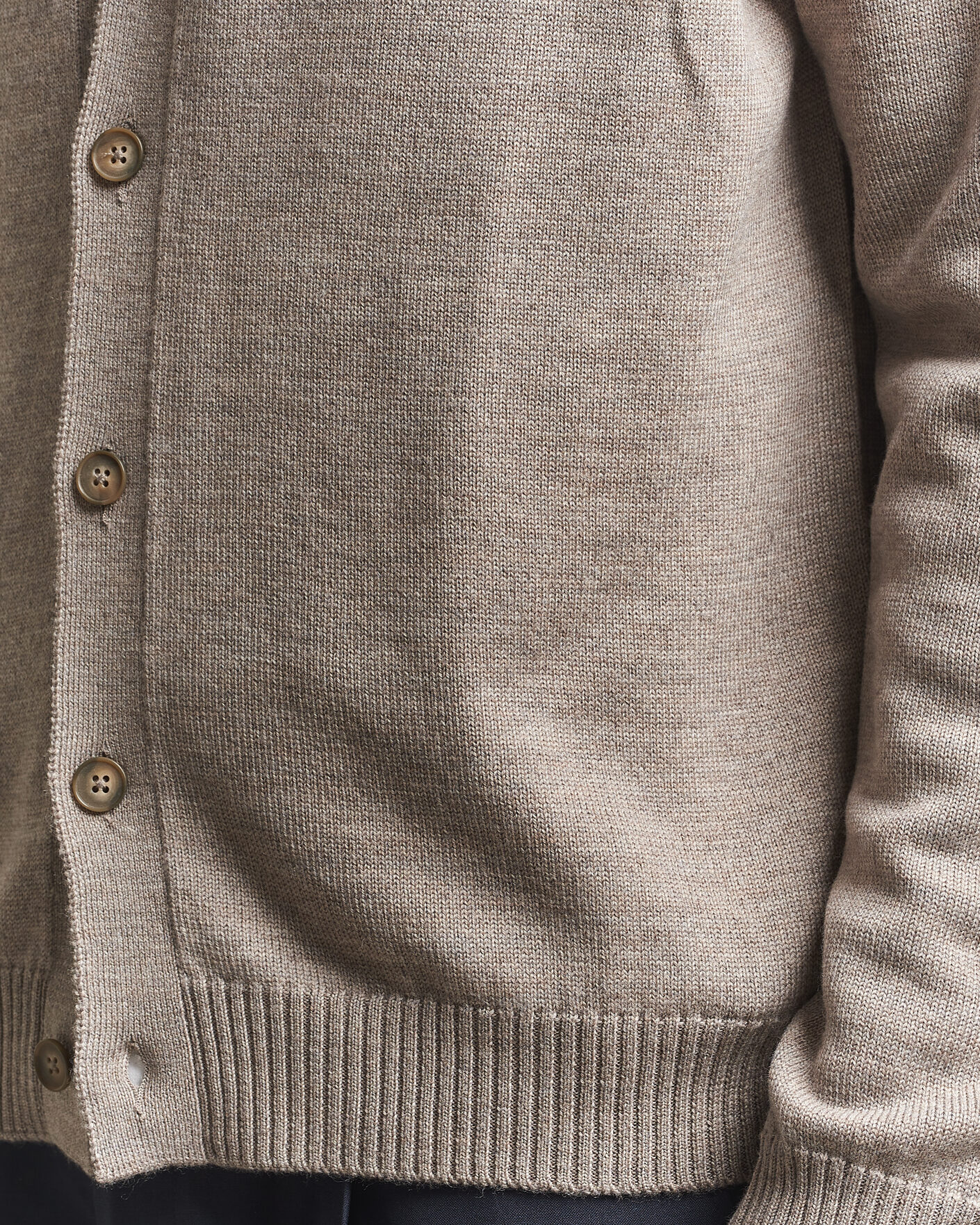 Herre | Gensere | J.Lindeberg | Jared Merino Cardigan Brindle Melange