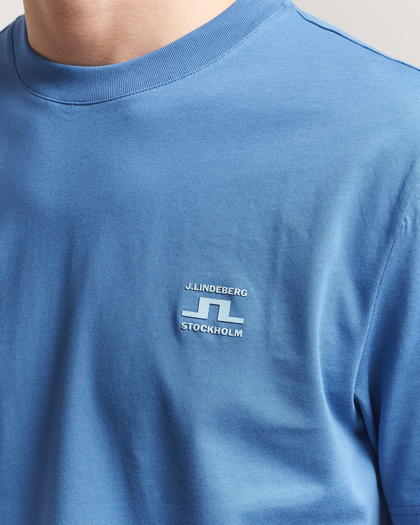 Herre | T-Shirts | J.Lindeberg | Parcie T-Shirt Federal Blue