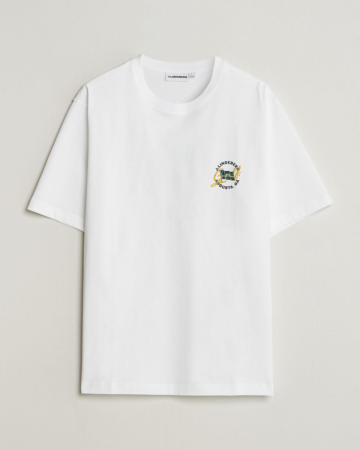Herre | T-Shirts | J.Lindeberg | Parcie Tour T-Shirt White