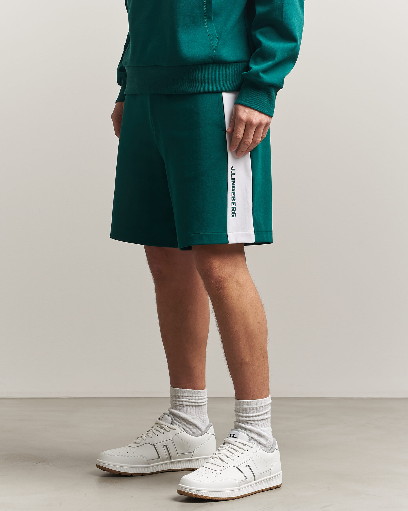 Herre | Shorts | J.Lindeberg | Gusta Masters Tour Sweatshorts Forest Biome