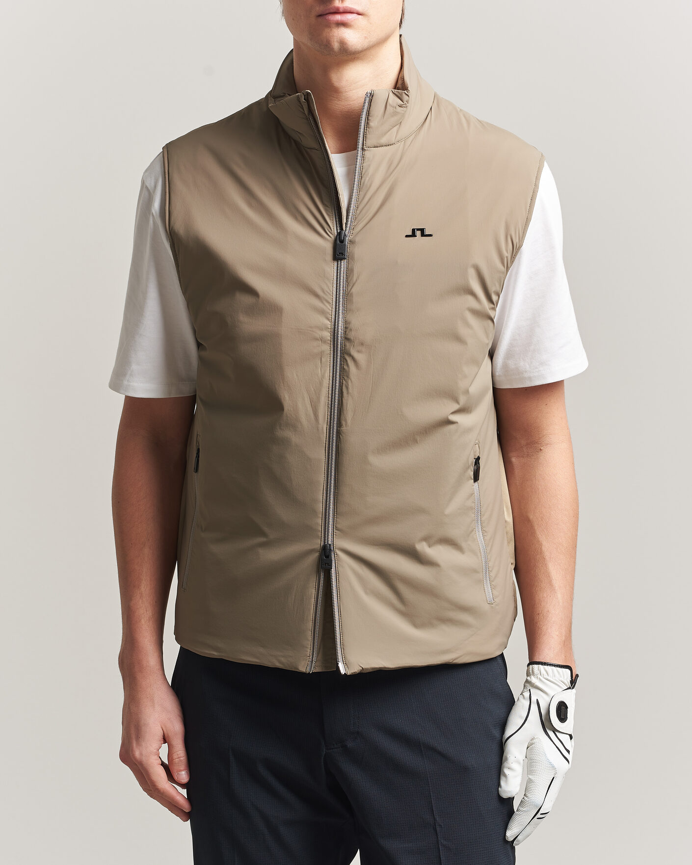 Herre | Vester | J.Lindeberg | Timor Hybrid Vest Brindle