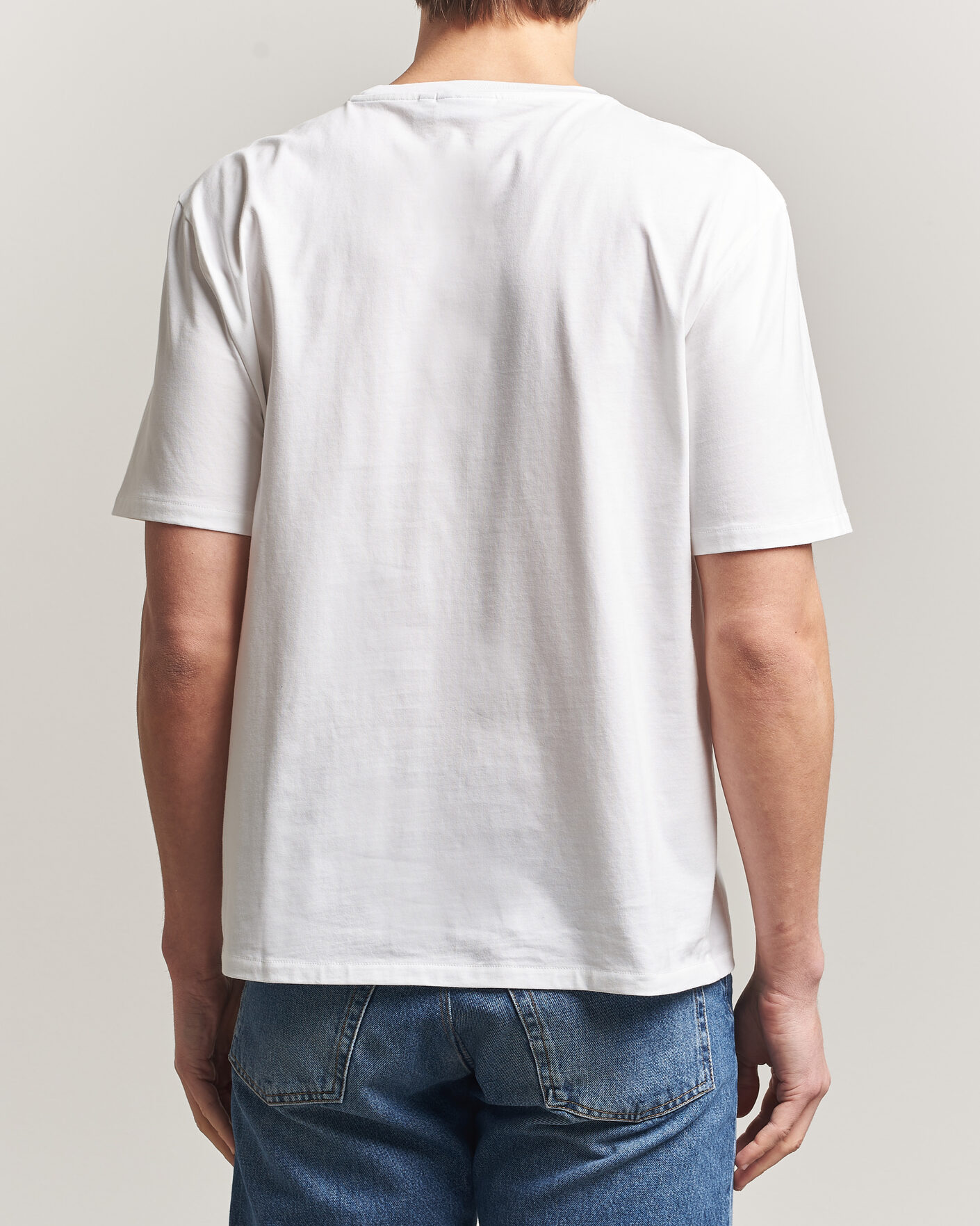 Herre | T-Shirts | J.Lindeberg | Alpha T-Shirt White