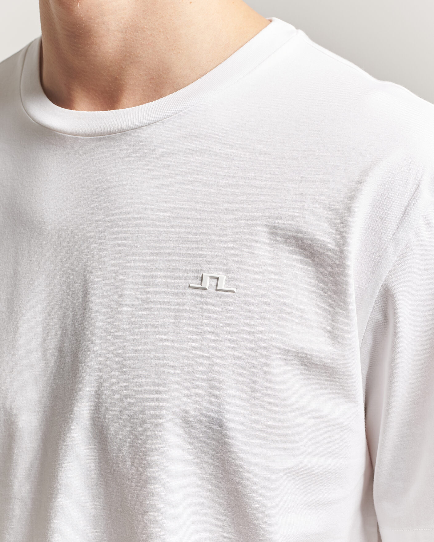 Herre | T-Shirts | J.Lindeberg | Alpha T-Shirt White