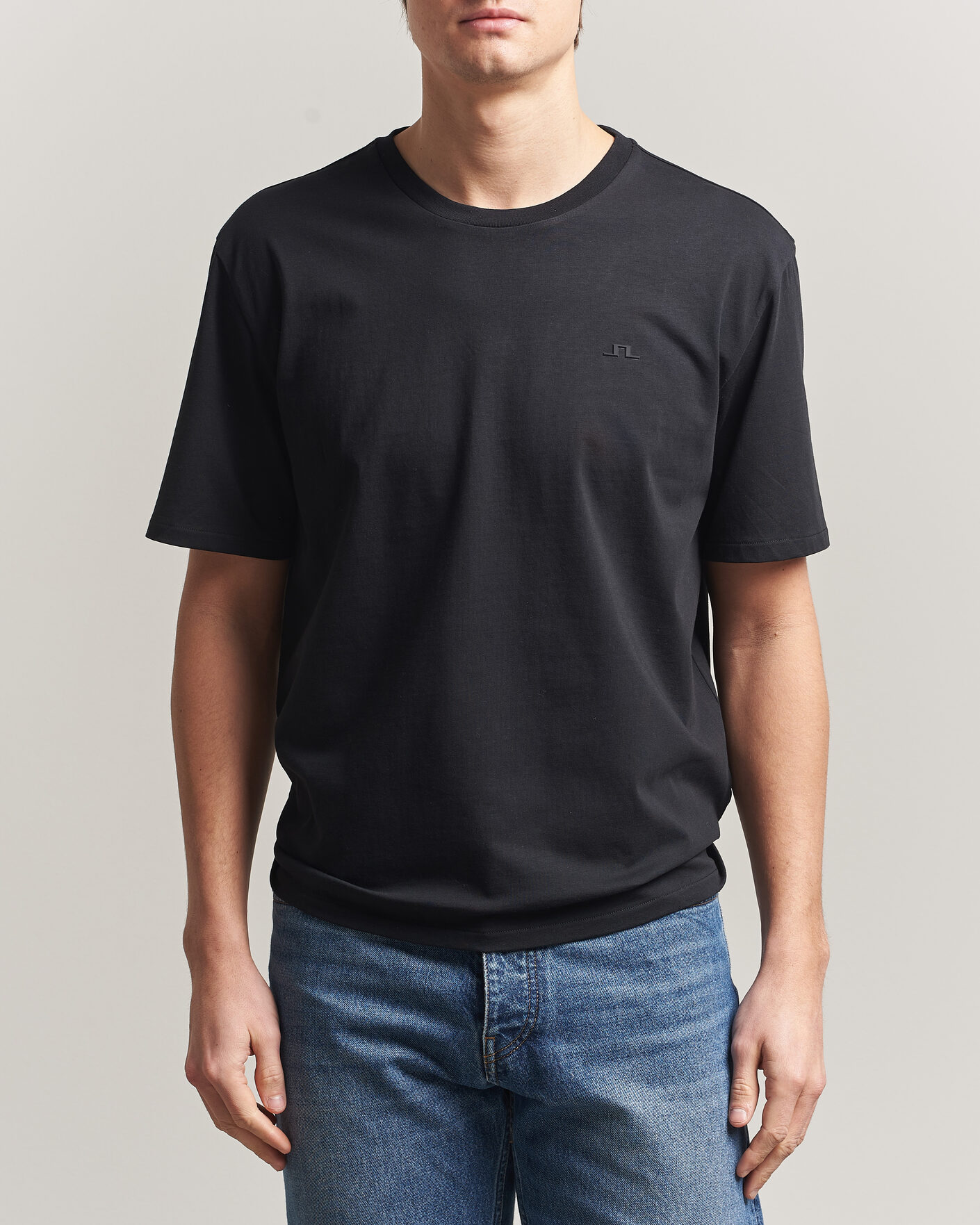 Herre | T-Shirts | J.Lindeberg | Alpha T-Shirt Black