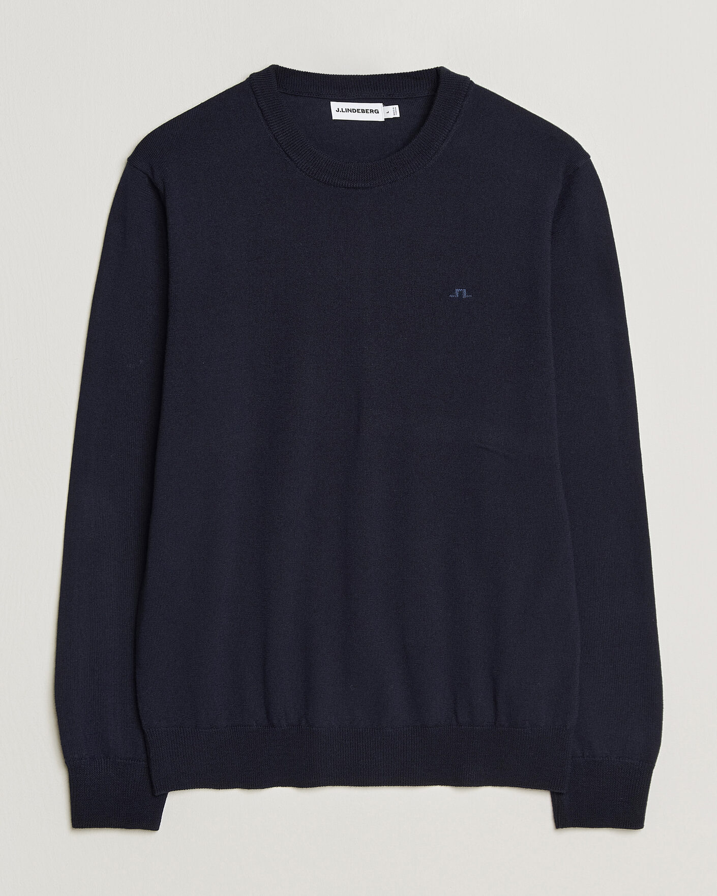 Herre | Gensere | J.Lindeberg | Keane Merino Crew Neck Pullover JL Navy
